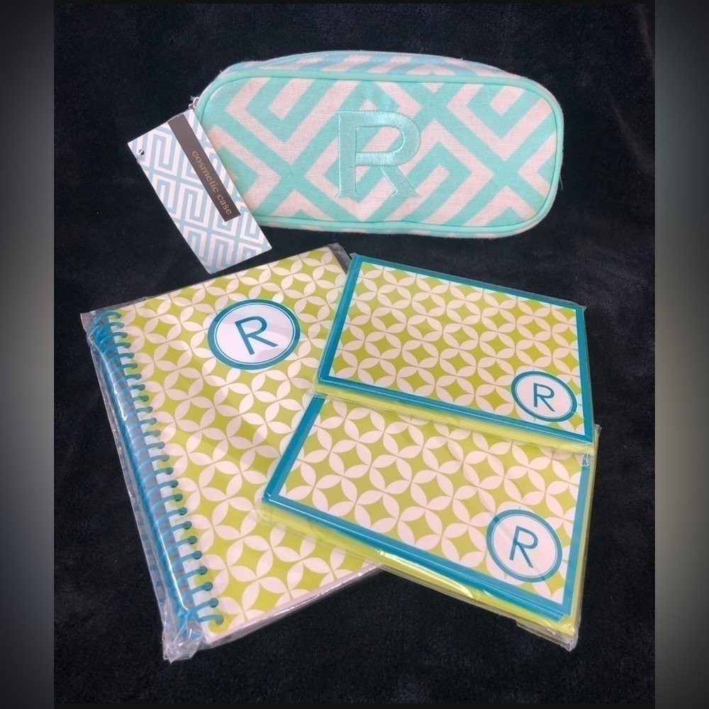 NEW R Monogram Set